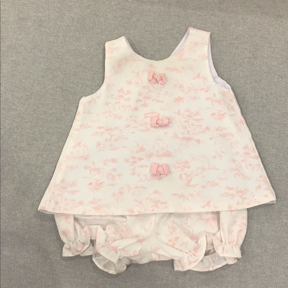 Pink and white Girls Set